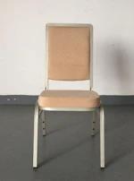 Hotel furniture stacking gold banquet chairs E-66