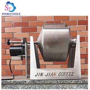 Household mini gas rotation stainless steel 3.4L roasted cargo roasting machine Coffee beans Nuts Pepper Soybeans coco Roaster