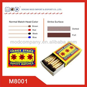 Household wooden safety match - safety match with EN 1783 certificate