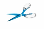 Huisen Acrylic Scissors Office Desk Supplies Student  Multipurpose Home Kitchen Sewing Paper