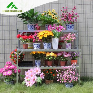 HX56 Earthcare 3 Tier Garden scaffold Kit Series Two layer staging Three layer staging with 2 3 5 seed trays