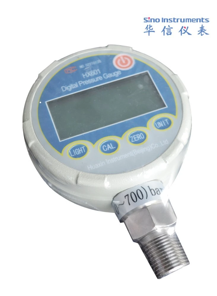 HX601 mmHg ,psi, kPa, 9units Optional Digital Pressure Measuring Gauge