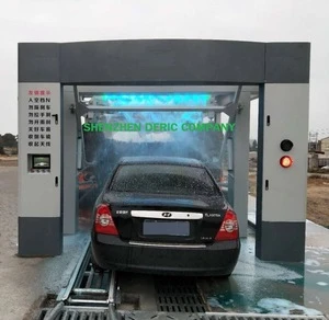 IN STOCK Brush Tunnel Car Wash Equipment China with 7/ 9/12 brushes
