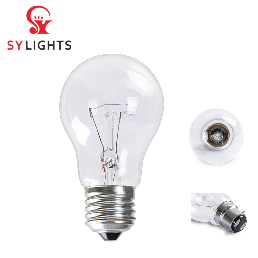 Incandescent bulb 100 W clear bulb edison lamp e27