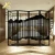 Indoor decorative folding screens foldable room partition stainless steel metal folding screen room divider