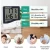 Import Indoor Digital C/F Thermometer Hygrometer Temperature sensor Humidity Meter Clock Desk Weather Station Clock from China