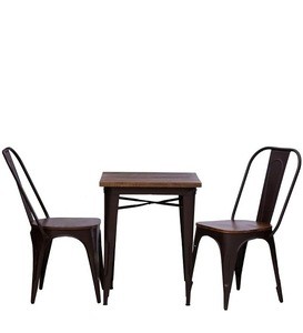 Industrial Commercial High Quality Modern design Metal Chair Table Handcrafted framed legs Dining Living Room Dining Set of Two