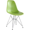 Industrial contemporary home furniture luxury high quality dining room furniture plastic dining chair