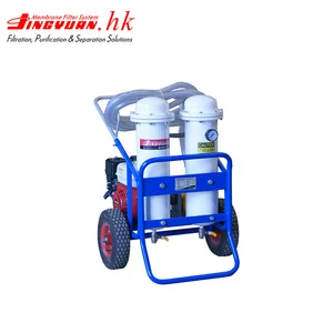 Industrial hydraulic oil filtration cart machine fuel purifier