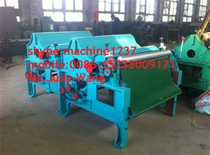 Industrial recycling rags Waste cotton fiber carding machine price