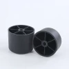ISO9001 latest design Outdoor Furniture plastic round Tube Foot SOFA Feet with M8 Screw hanger