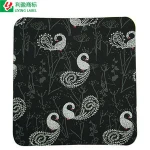 Jacquard fabric manufacturer peacock design metallic yarn jacquard suit fabric