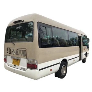 Japanese second hand toyotai coaster bus diesel fuel engine for sale