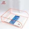 JAYI-001 acrylic document tray/file tray/plastic office paper tray