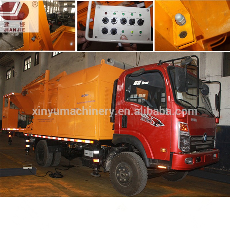 JBC40-L Mobile truck mounted construction concrete pump putzmeister