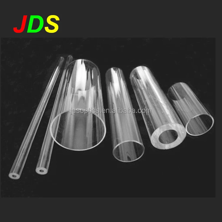 JDS quartz manufacture supply frosted silica glass pipe