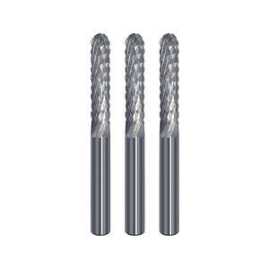 JR145 Carbide ball nose Corn teeth end mill  for composite material pcb board synthetic stone and density sheet
