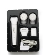 KEMEI Electric Ladies Washable Hair Removal Trimmer 5 in 1 Epilator With Callus Remover electric hair removal machine epilator
