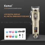 Kemei KM-2029 Rechargeable Cordless Cutting Trimmer Hair Clipper LCD Metal hair trimmer Cordless Professional Hair Clipper