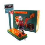 Kids Playing Basketball Vintage Toy Souvenir Gift Desktop Decoration