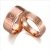 Import King queen rose gold stainless steel couple ring. from China