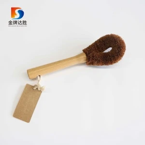 Kitchen Cleaning Brush with Bamboo Handle for Dish Bottle Vegetable Pan Pot Cleaning