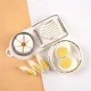 Kitchen gadgets wholesale manual egg cutter stainless steel egg cutter