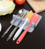 Kitchen Silicone Utensil Rest Plastic Utensil Rest with hanger