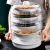 Import Kitchen transparent multi-layer fresh-keeping and heat preservation food cover plastic food cover from China