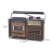 Import Knstar FP-319U cheap am fm sw 4 bands radio with cassette recorder player from China