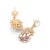 Import Korean version of the new small fresh style fruit pineapple colorful earrings personalized ear jewelry from China