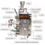 KST-168 Small Filter Paper Tea Bag Packing Machine With Outer Bag