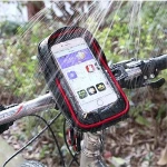 large capacity carbon pattern sun visor hard case black waterproof  touch screen electric bicycle motor bike bicycle bag
