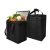 Large capacity collapsible cooler bag aluminium foil food delivery thermal bags box