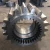 Import large forged steel 76 module spur gear from China