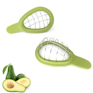 Large Stainless Steel Fruit Cut Device Mango Splitters Avocado Splitters Slicer Cutter Knife Kitchen Avocado Salad Cube Tool
