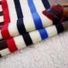 Latest bonded polyester cartoon pattern compound print sherpa fleece wholesale flannel fabric