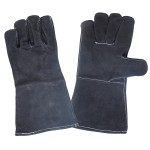 Leather welding gloves cow split leather working gloves 10