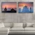 Import Led Canvas original painting lighthouse with pier sunset led canvas picture lighted up printing for home decor holiday gift from China