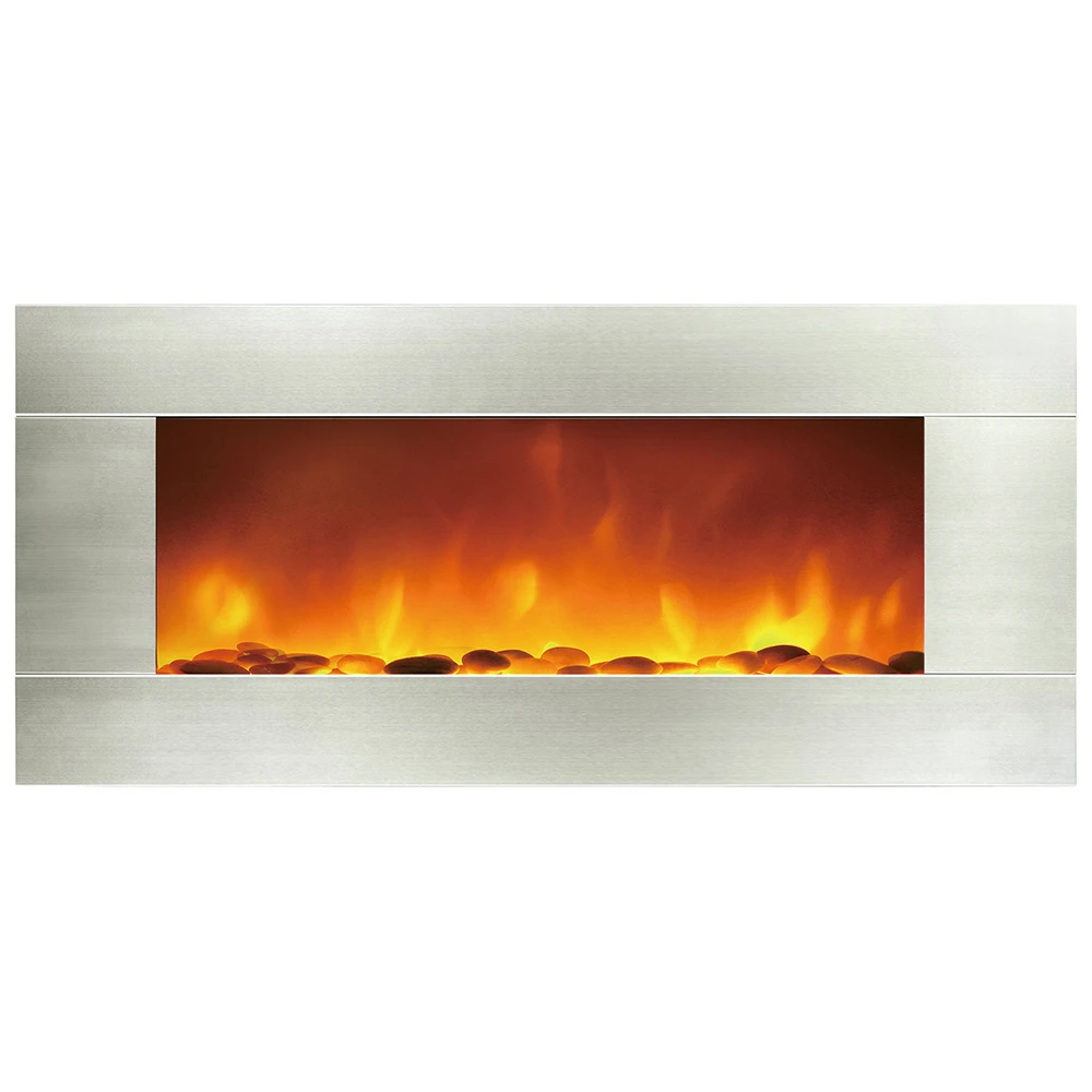 Led Light indoor Electric Fireplace Flame Effect Modern wall fireplace heater