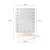 Import LED Makeup Mirror with USB Cosmetic Table Lamp Vanity Mirror from China