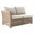 Import Leisure rattan garden set patio furniture outdoor sectional couch hand woven wicker sofa from China