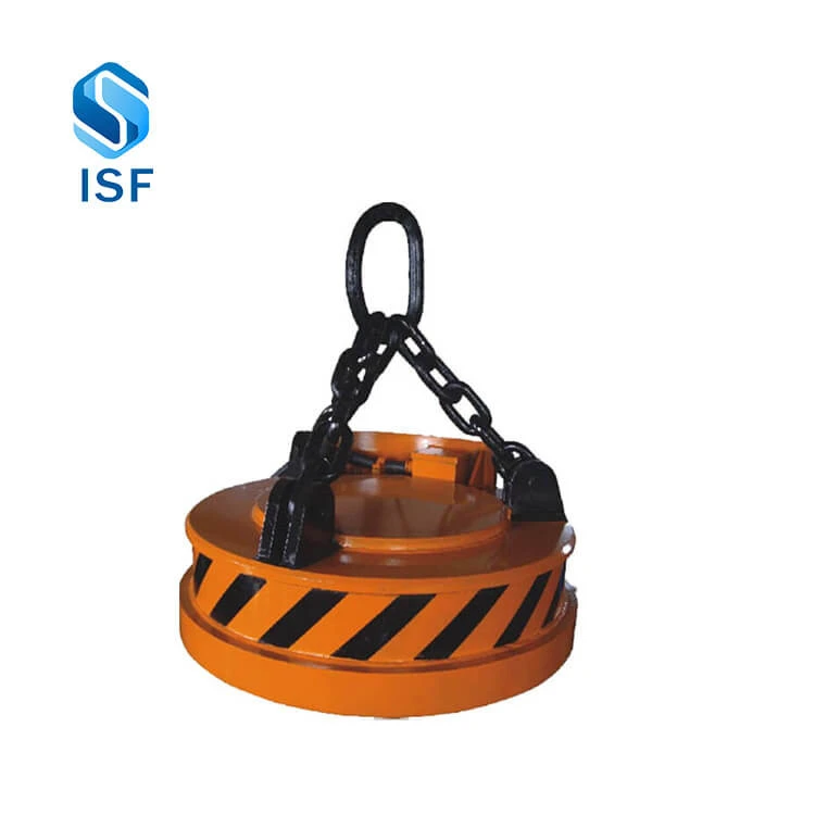 Liaoning shenyang Densen customized strong Electro Magnetic Lifter for Lifting Metal Scrap, high quality magnetic lifter