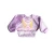 Import Light purple  Long Sleeve Children Bib TPU Waterproof Polyester bib for baby rice pocket from China