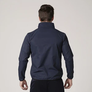 lightweight zip up waterproof men windbreaker jacket
