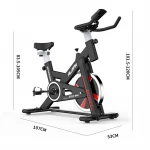 Lijiujia custom foldable gym bicycle Bodybuilding aluminum alloy spinning exercise bike with height adjustment