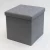 Import Living room leather foldable linen storage fabric stool pouf tufted ottoman box furniture manufacturer from China