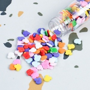 LOVE BAKERY Wholesale  Wedding Party  Event Edible Confetti Cotton Candy Sprinkles Cake Decorations