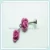Import Love red rose gem banana belly bar surgical steel navel ring body jewelry from China
