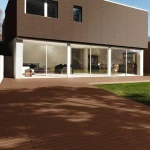 Low Maintenance/WPC Engineered Outdoor Wall Cladding/Wood Grain WPC Waterproof Wall